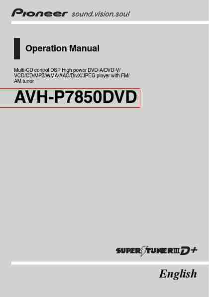 Pioneer Automobile Accessories AVH-P7850DVD-page_pdf